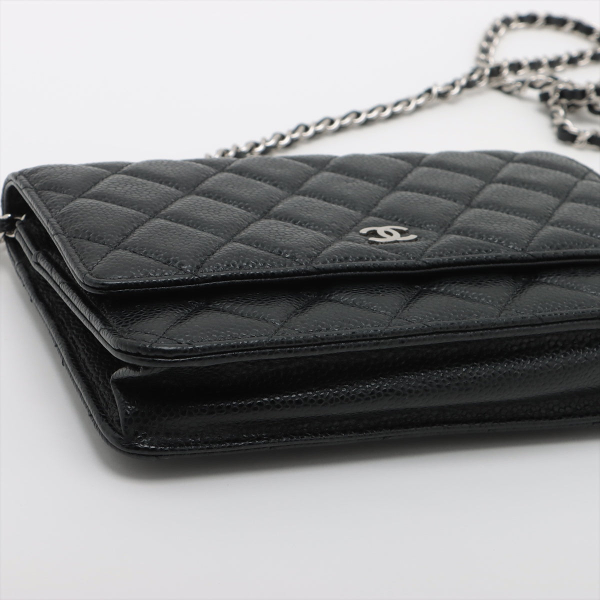 Chanel Caviar Black Wallet on Chain WOC - Luxury Crossbody Bag for Women | Perfect for Evening Events, Parties & Daily Use