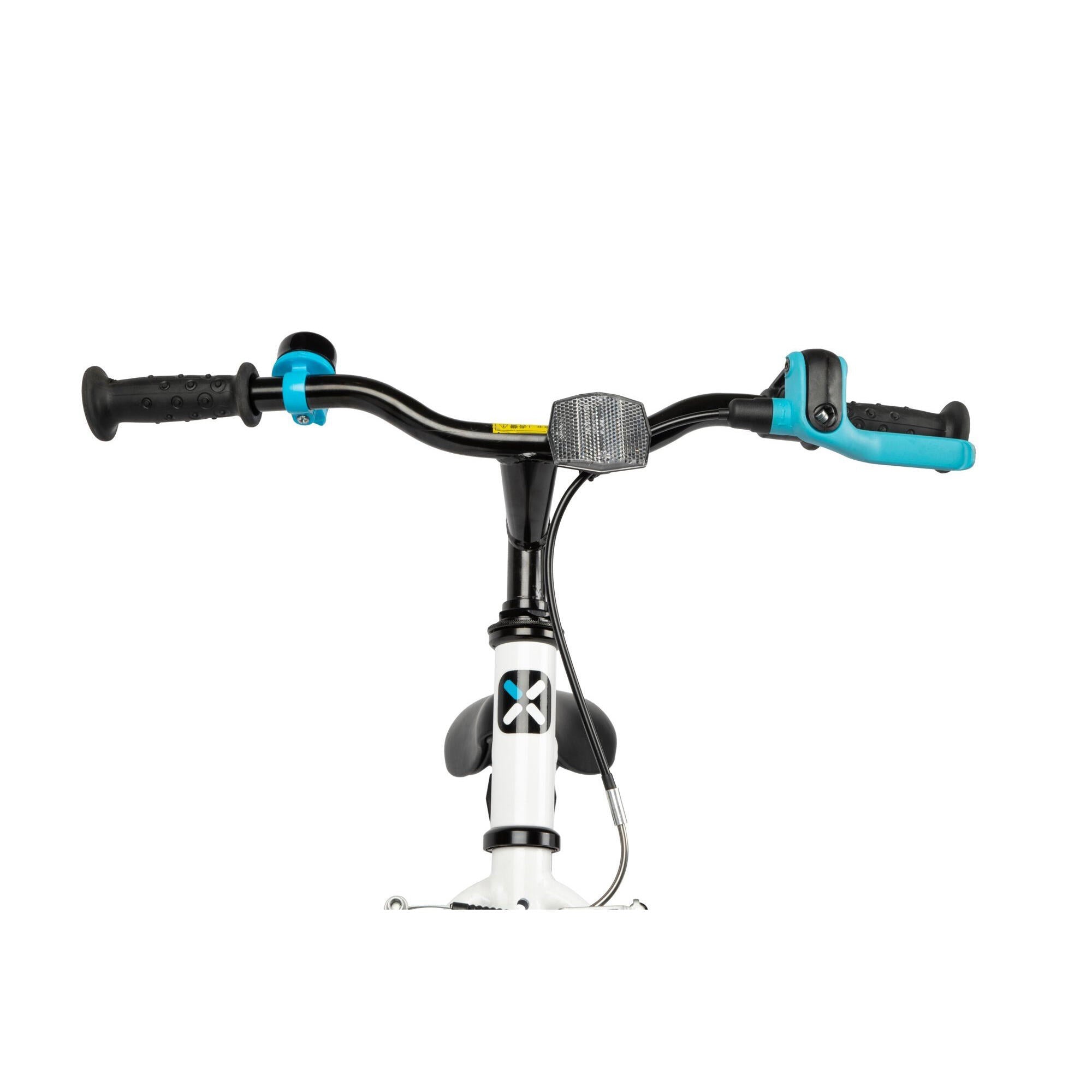 Btwin 100 Frosty Blue Hybrid Bike for Kids 16 Inch - Perfect for Ages 3'7