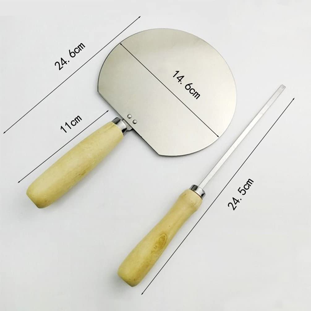DOITOOL 2-Pack Stainless Steel Pasta Making Tools - Pointed Surface Noodle Maker, Gnocchi Paddle & Spaghetti Stick for Home Baking | Safe Kitchen Gadgets for Homemade Pasta, Dough & Potato Recipes