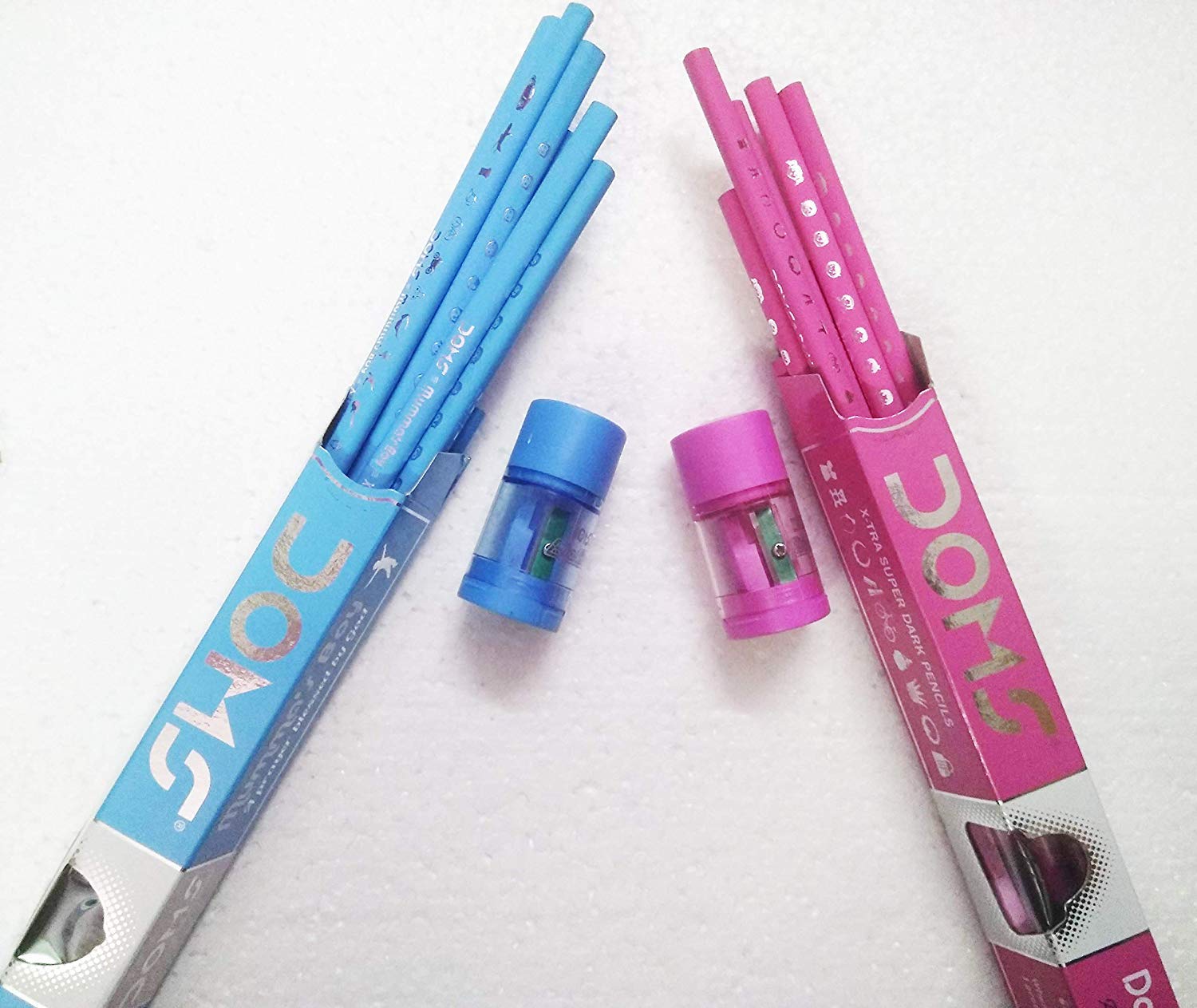 DOMS One Daddy’s Princess + One Mumma's Boy Pencil Set - 2 Pack (20 Pencils Total) - Perfect for Back to School, Gifts & Family Bonding Activities