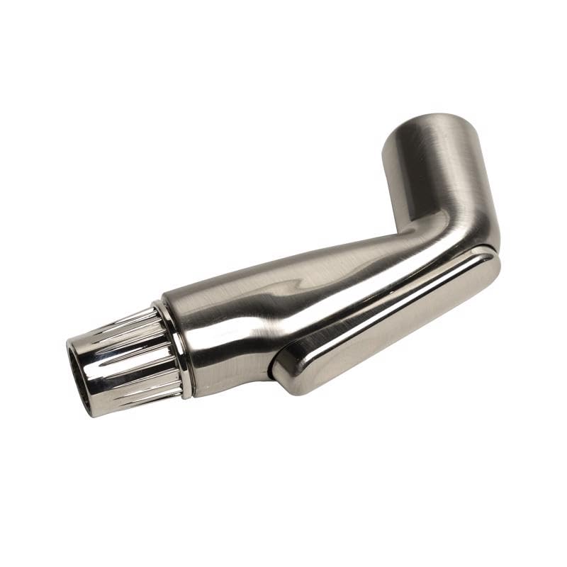 Plumb Pak Silver Brushed Nickel Replacement Spray Head - High Pressure Shower Head for Bathroom, Kitchen Sink, and Outdoor Use