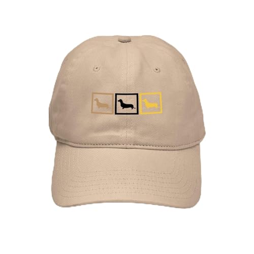 Khaki - Dachshund Cap