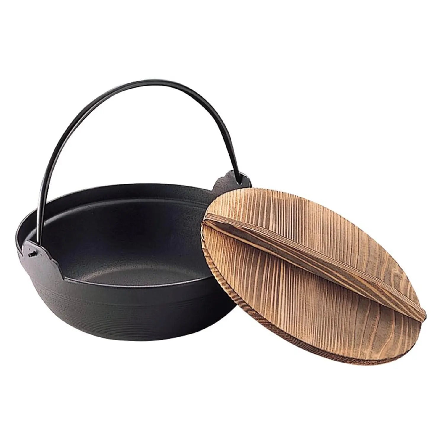 Premium Ikenaga Cast Iron Inaka Hot Pot - Authentic Japanese Nabe Pot for Sukiyaki, Shabu Shabu & Home Cooking - Perfect for Family Dinners & Entertaining