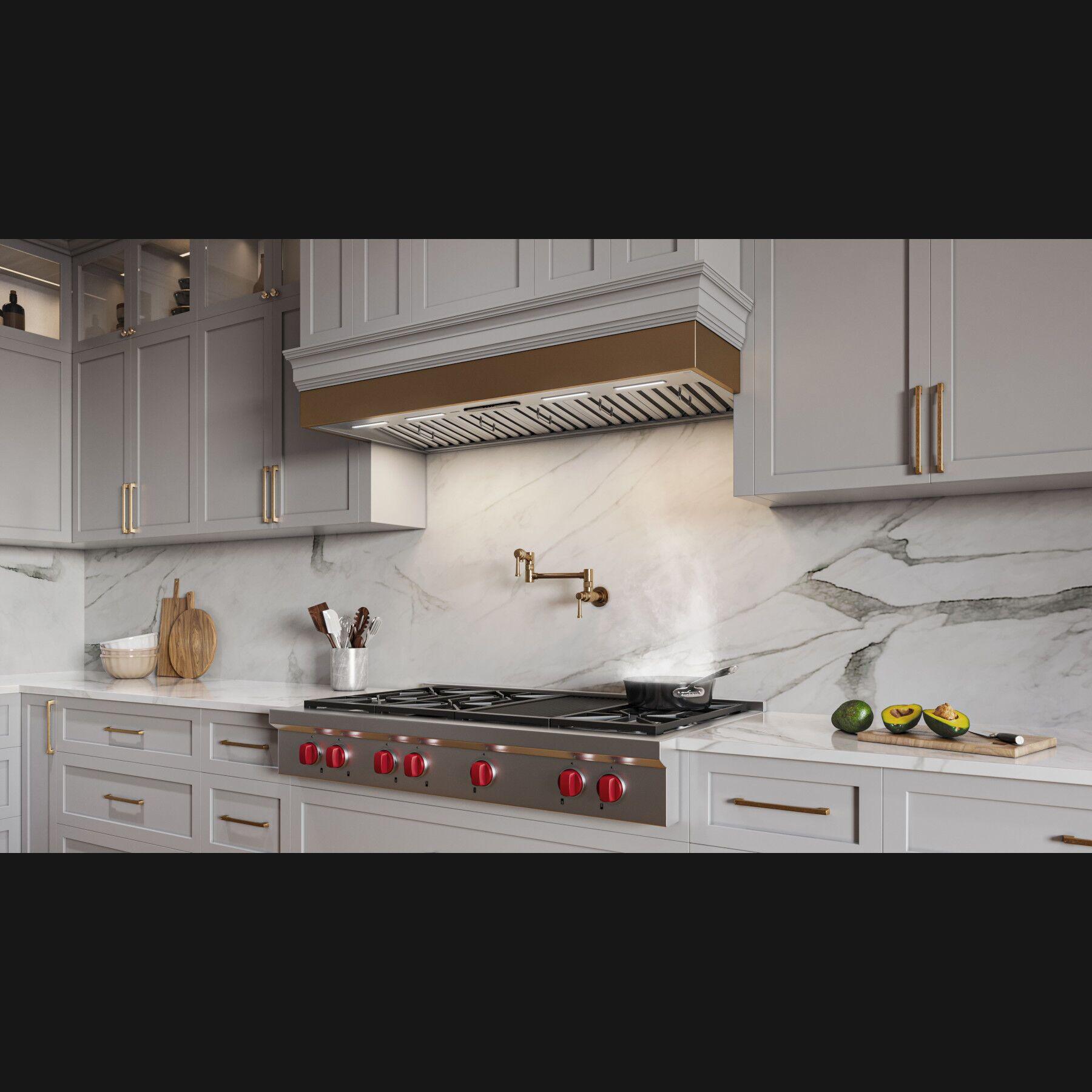 Best 60 Inch Built-In Range Hood HBN560212SS - 1240 TrueCFM, True IQ Blower System, 23.5