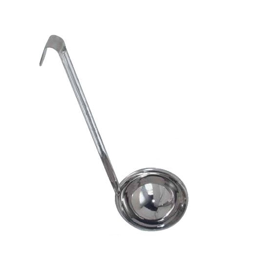 One Piece Ladle 6 oz - Premium Kitchen Cooking Spoon for Soup, Sauce & Serving - Durable Culinary Essential for Home Chefs & Restaurants