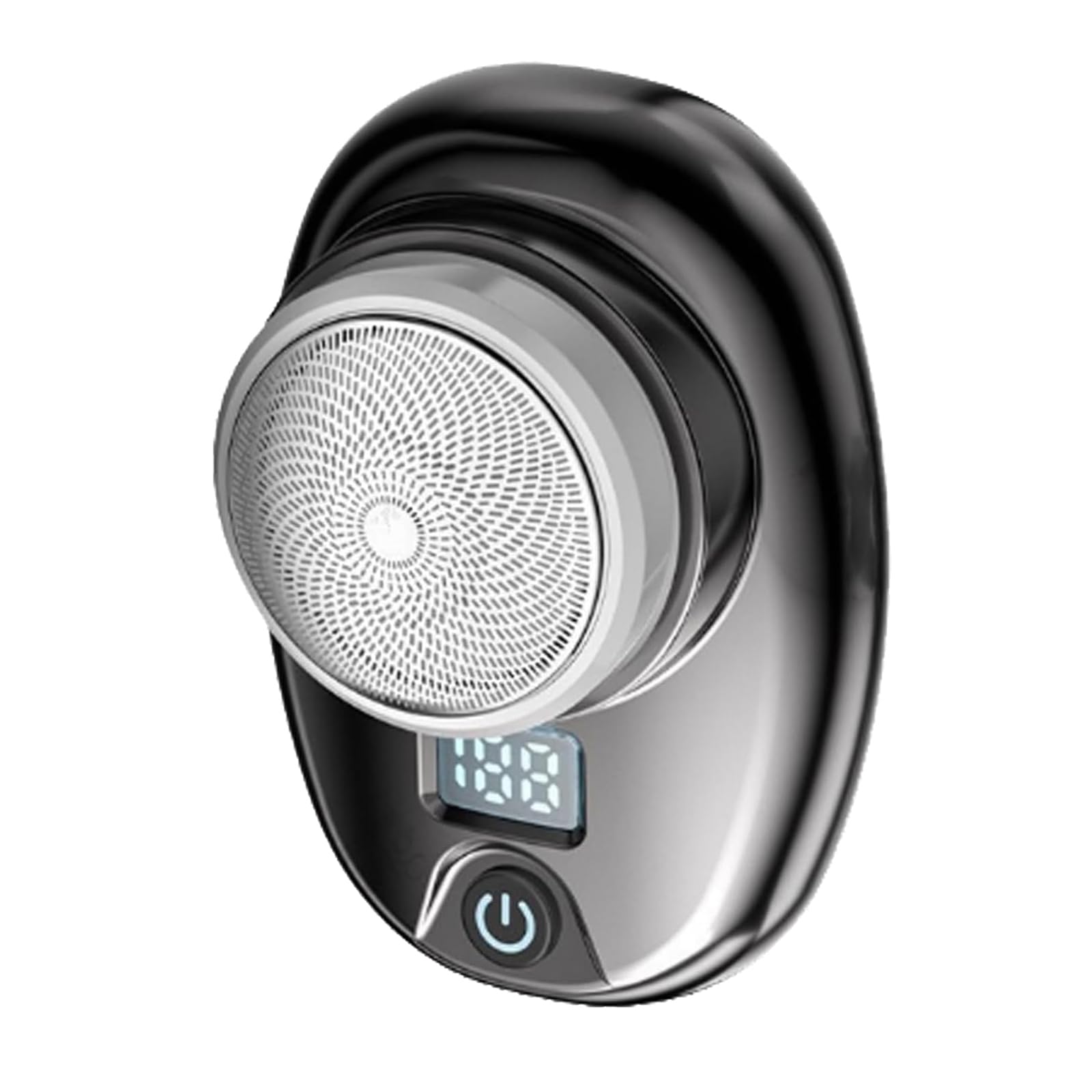 Pyrinov Electric Razor for Men - 2025 New 4D Rotary Shaver with LCD Display, Rechargeable & Waterproof, Portable Travel Shaver, Black - Perfect for Home, Office & Travel Grooming