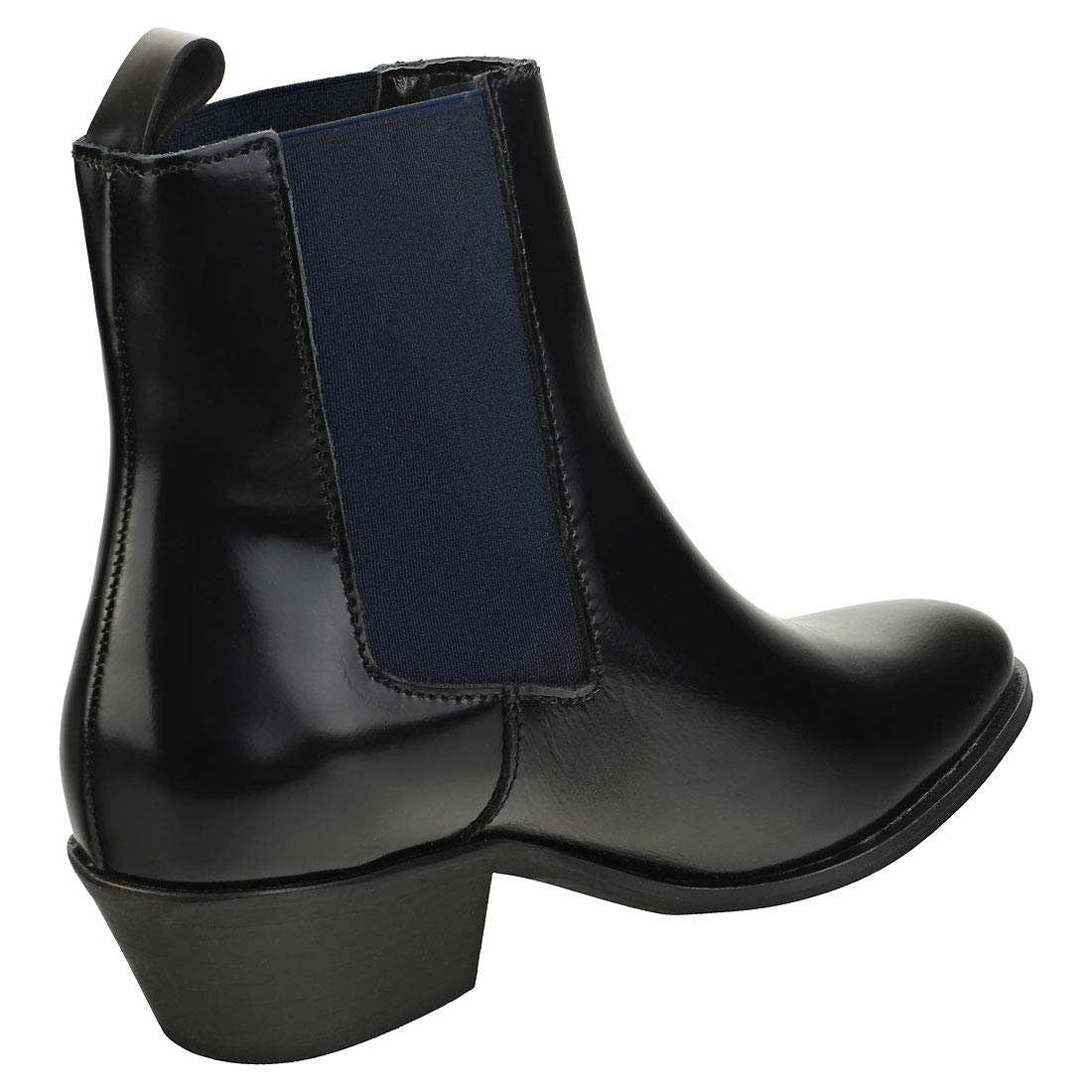 Tommy Jeans Women's Black Corporate Cowboy Boots - Size 6 US | Western Fashion Boots for Casual Wear, Country Concerts & Cowgirl Style Outfits