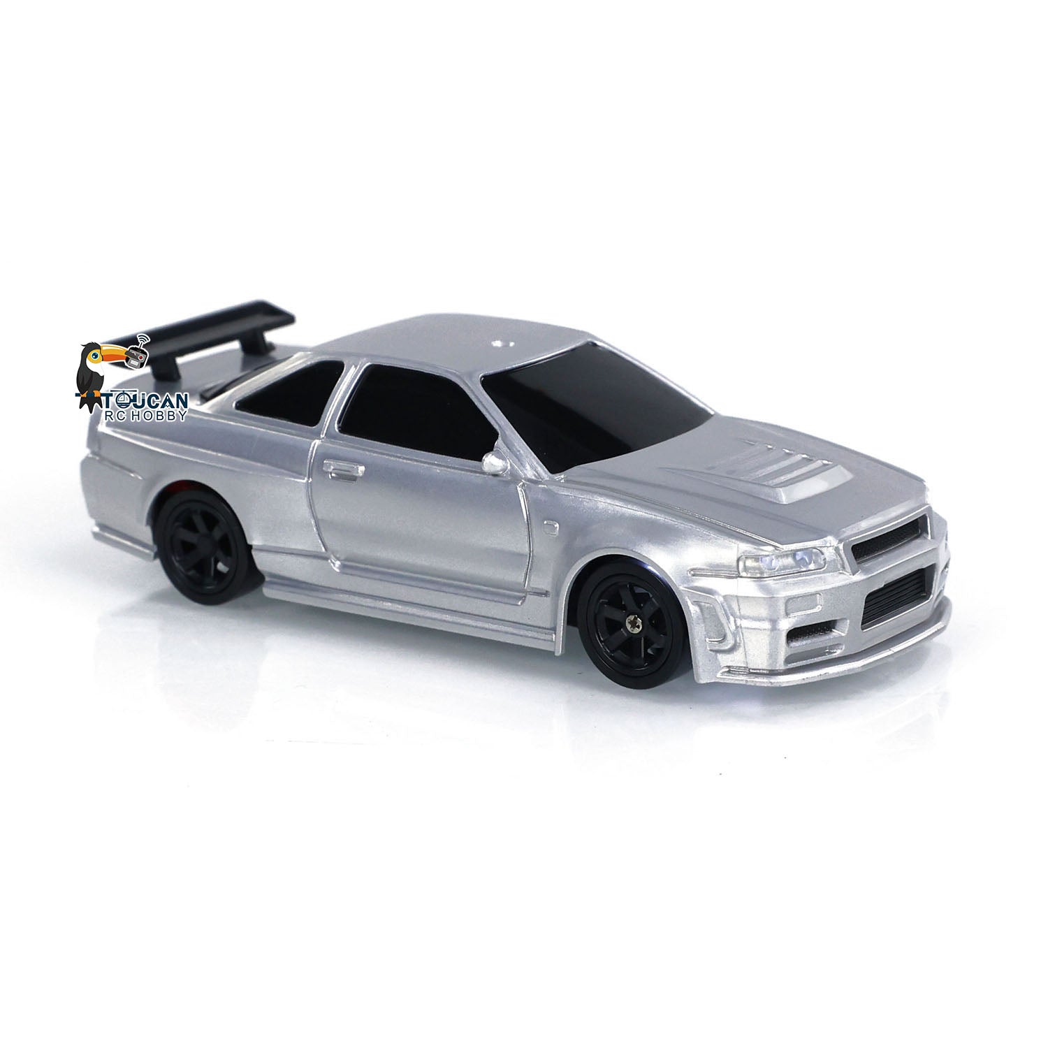 1:43 Ready to Run Remote Control Drift Race Car - 4WD High Speed RC Toy Car with Rubber Tires & Traffic Cones - Perfect for Indoor/Outdoor Racing, Drifting, and Kids Playtime
