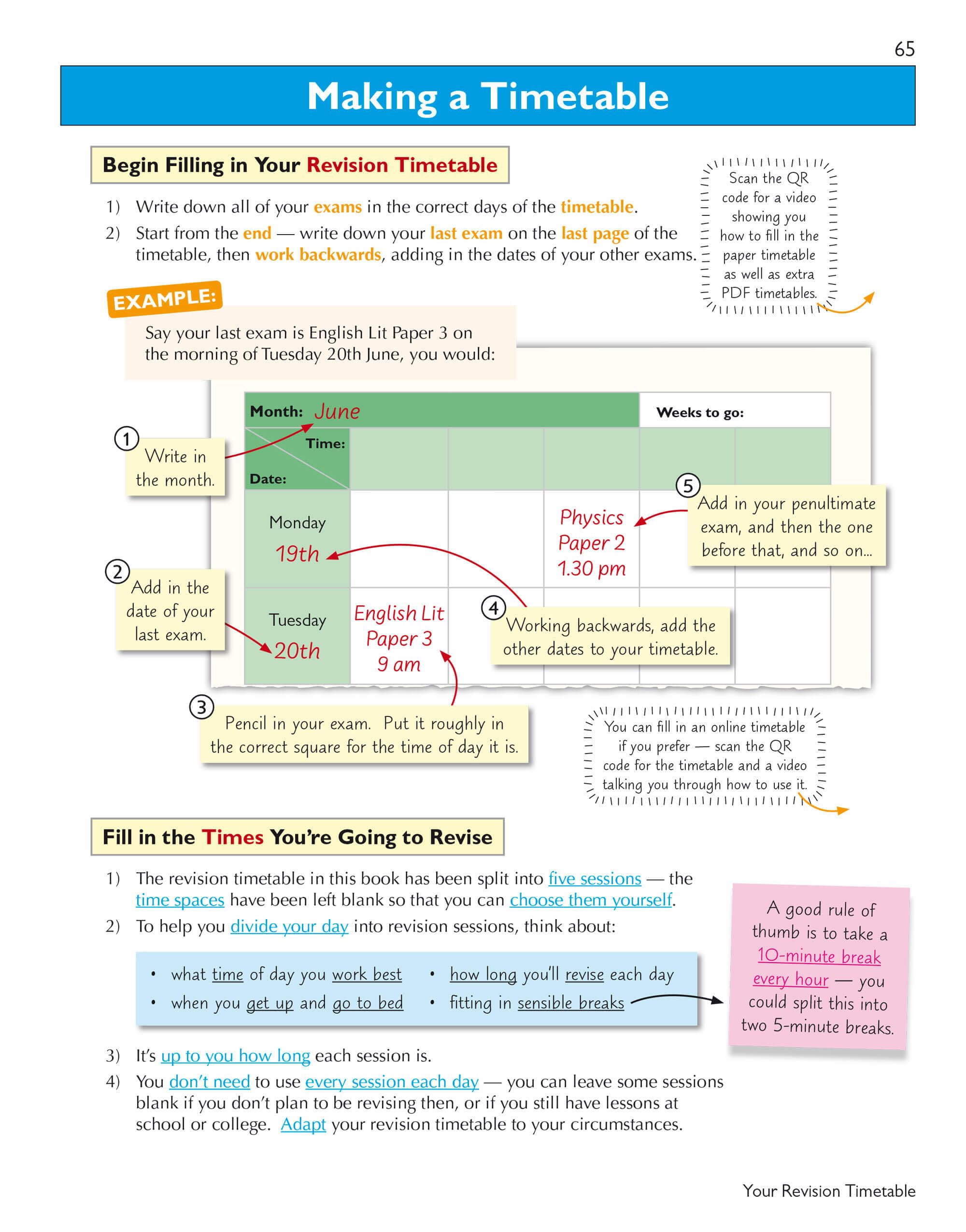 CGP A-Level Study Guide & Planner: Expert Revision Skills, Tips & Video Tutorials for 2025-2026 Exams | Perfect for High School Students Preparing for College Entrance