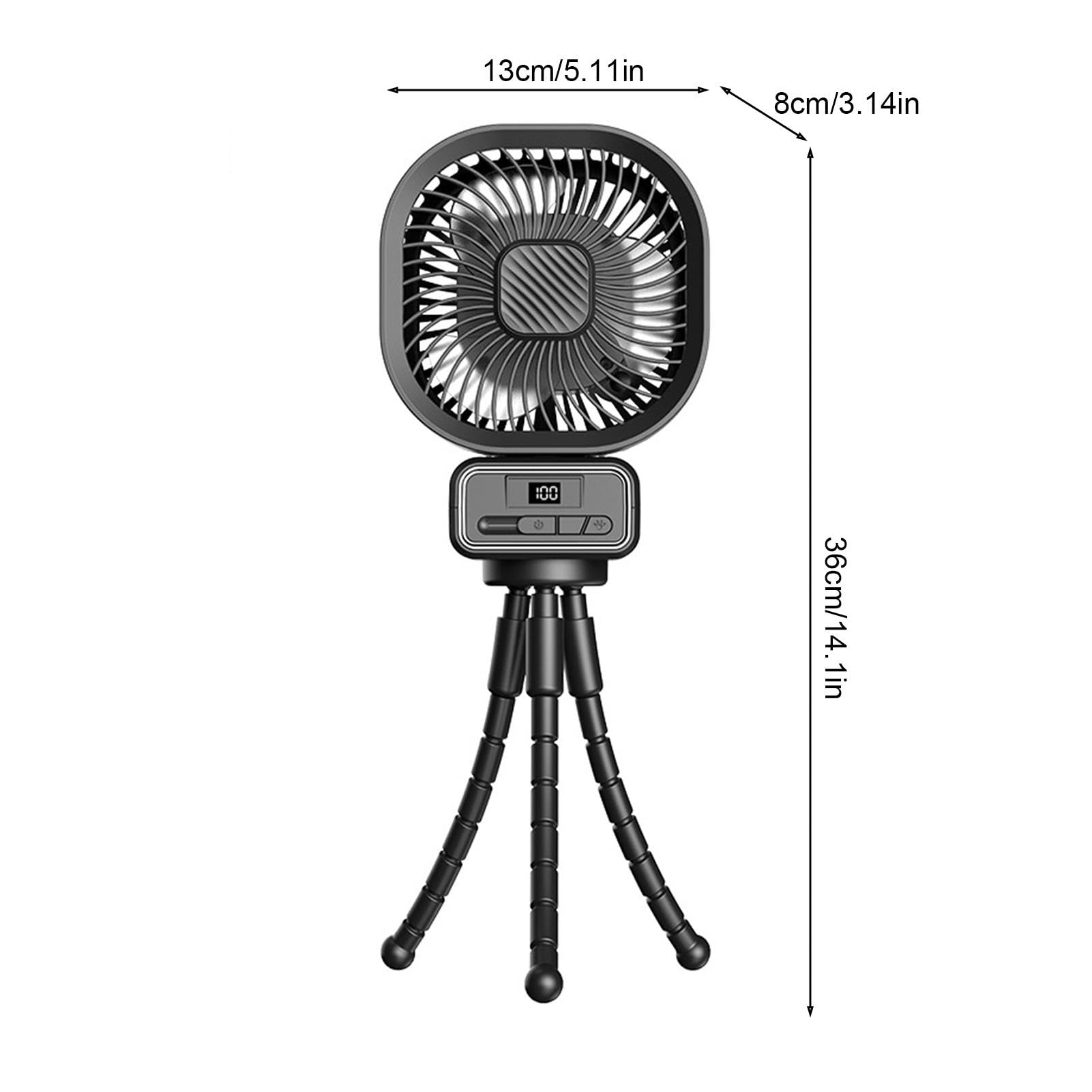Portable Clip Fan with 3 Speed Settings - Lightweight Handheld Personal Cooling Fan for Office, Travel, Outdoor Activities - Perfect for Summer, Hot Weather & Indoor Use