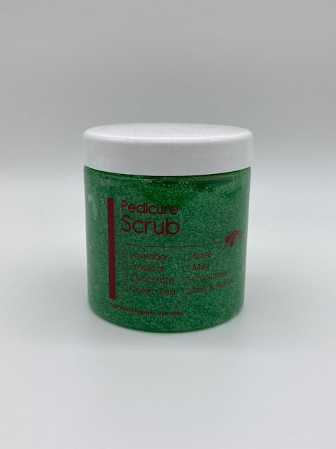 BE Pedicure Scrub with Aloe Vera - 16oz Exfoliating Foot Care for Soft & Smooth Feet - Perfect for At-Home Spa & Pedicure Treatments