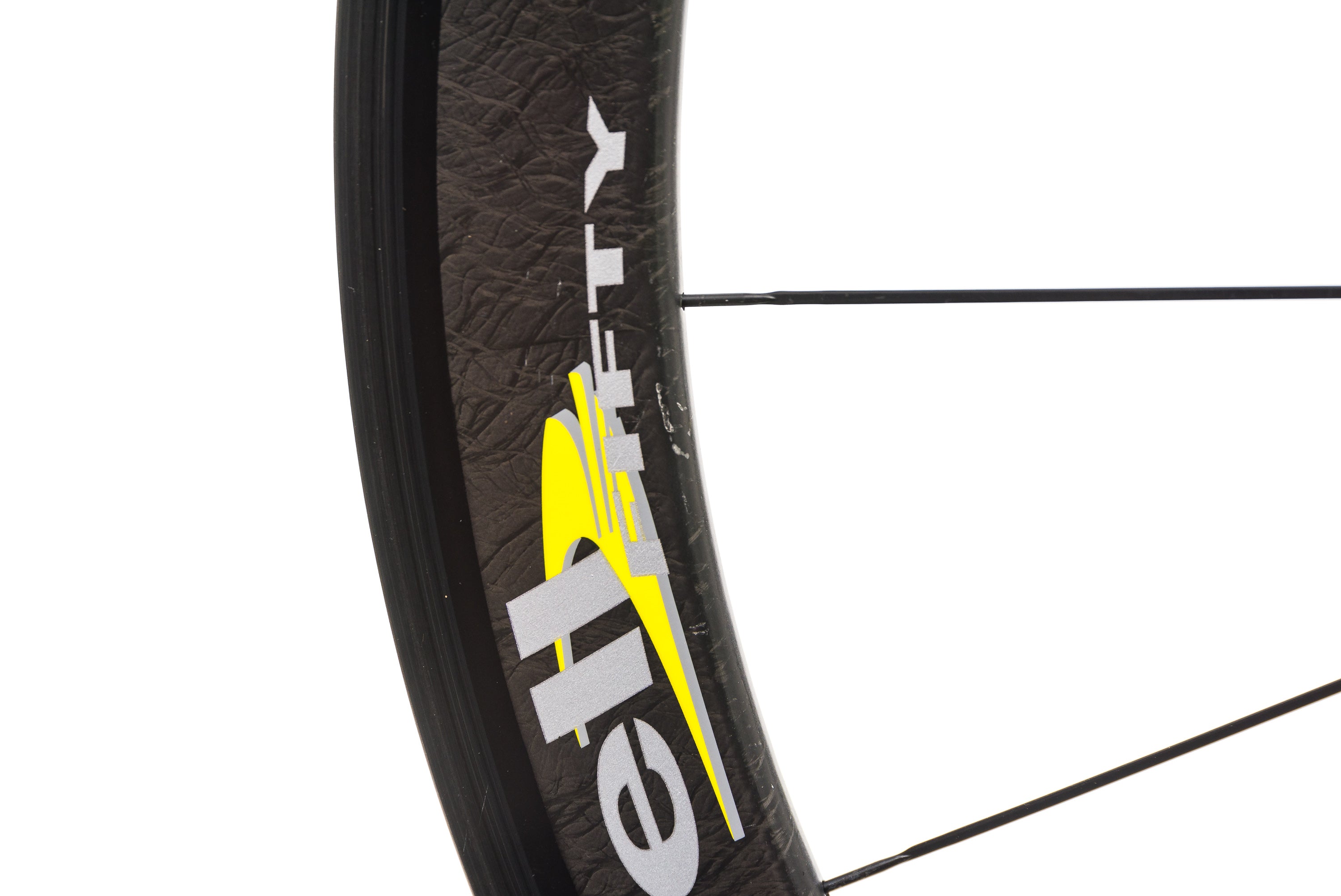 Blackwell Research Fifty Carbon Tubular 700c Front Wheel - Lightweight Carbon Fiber Road Bike Wheel for Racing & Performance Cycling