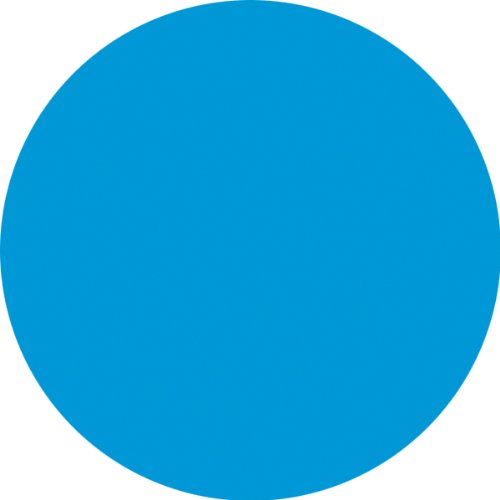 Lamotte LA5RO2400BL4BF 24-Ft Above Ground Pool Wall Overlap Liner - Round, Solid Blue - Durable & Easy Installation for Backyard Swimming Pools