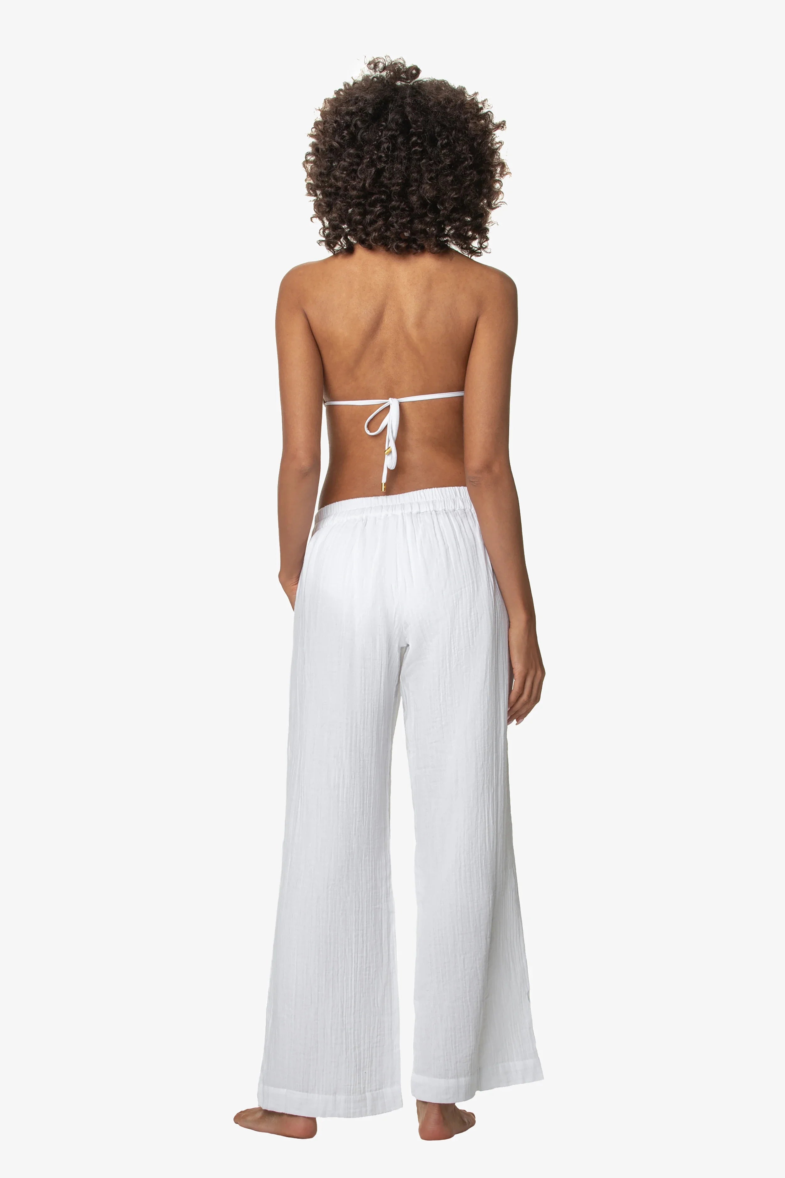 Stylish White Weekender Pants for Women - Comfortable Travel & Casual Wear | Perfect for Weekends, Vacations & Everyday Outfits