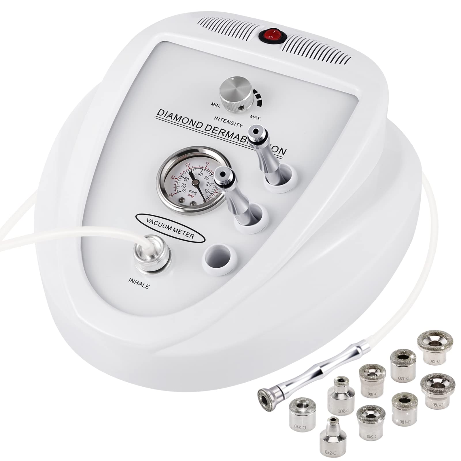 Aravli Diamond Microdermabrasion Machine - Professional Suction Power Dermabrasion Tool for Home Facial Skin Care | At-Home Spa Treatment & Anti-Aging Skincare Solution