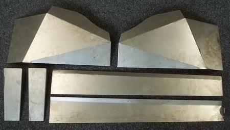 Ford Escort Group 4 Rally Racing Chassis Skid Plate Kit - Heavy Duty Underbody Protection for Off-Road & Performance Driving