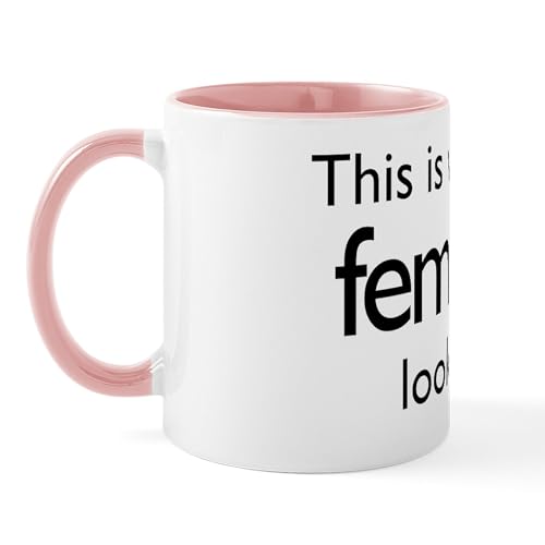 White/Pink Inside - This Is What A Feminist Looks Like Mug