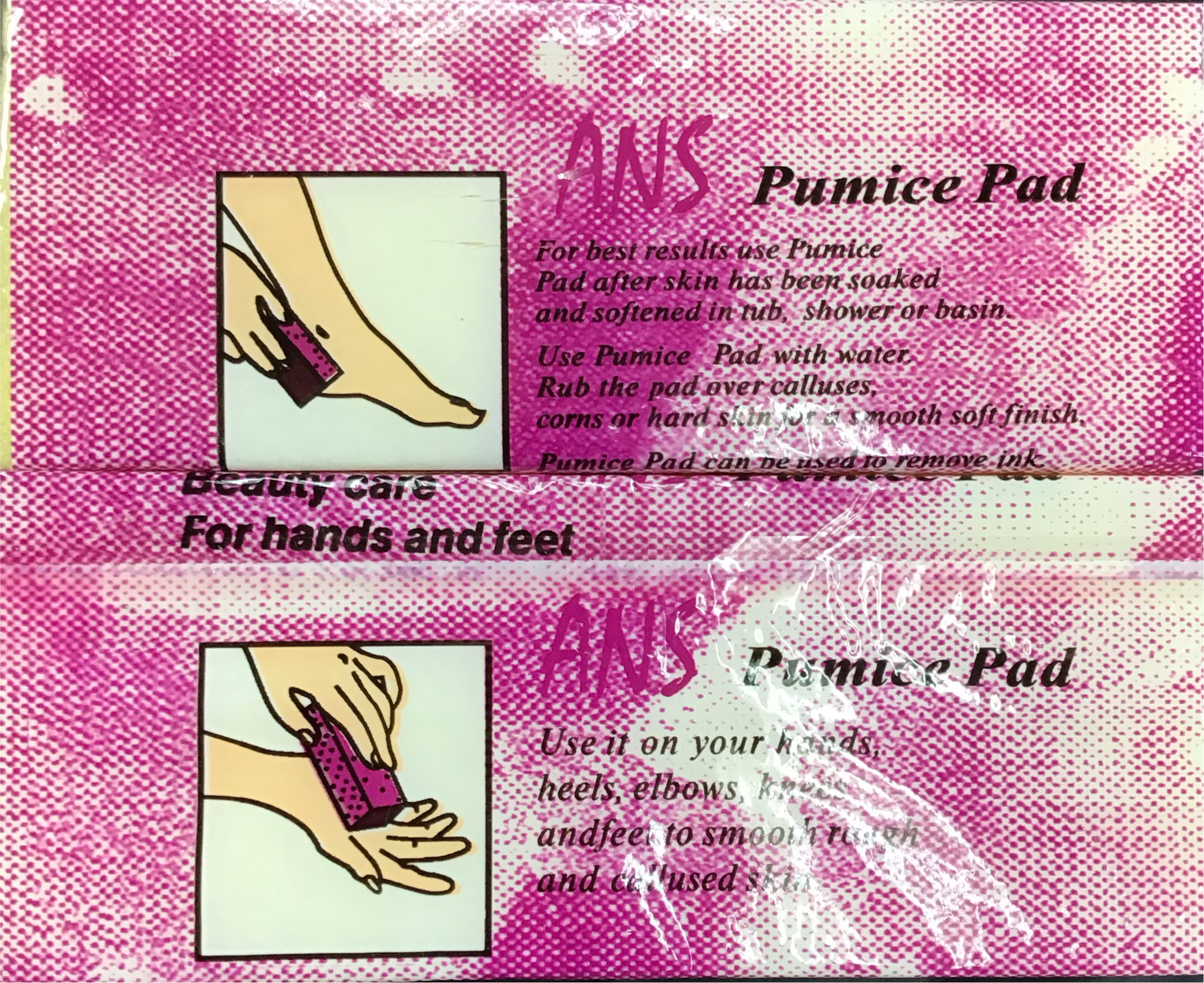 ANS PUMICE BAR 6-Pack - Exfoliating Foot & Callus Remover for Soft Smooth Feet - Perfect for Pedicures, Home Spa & Foot Care