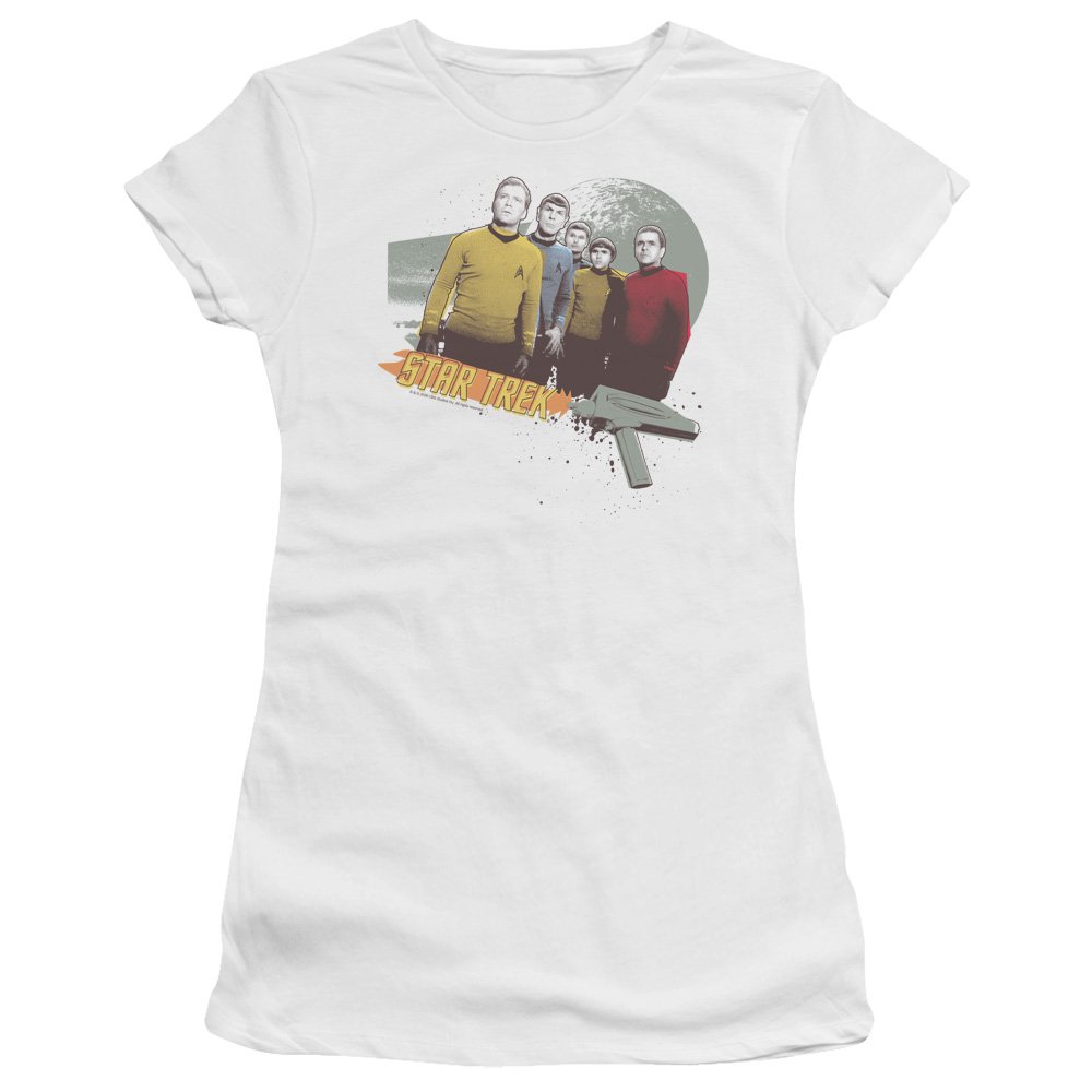 Star Trek Strange New Worlds Juniors' Sheer Fitted T-Shirt | Official Licensed Apparel | Perfect for Cosplay, Conventions & Everyday Wear