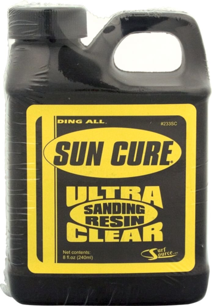 Sun Cure 1/2 Pint Sanding Resin for Surfboard Ding Repair - Professional Epoxy Resin Kit for Waterproof Surfboard, Kayak & Paddleboard Repairs