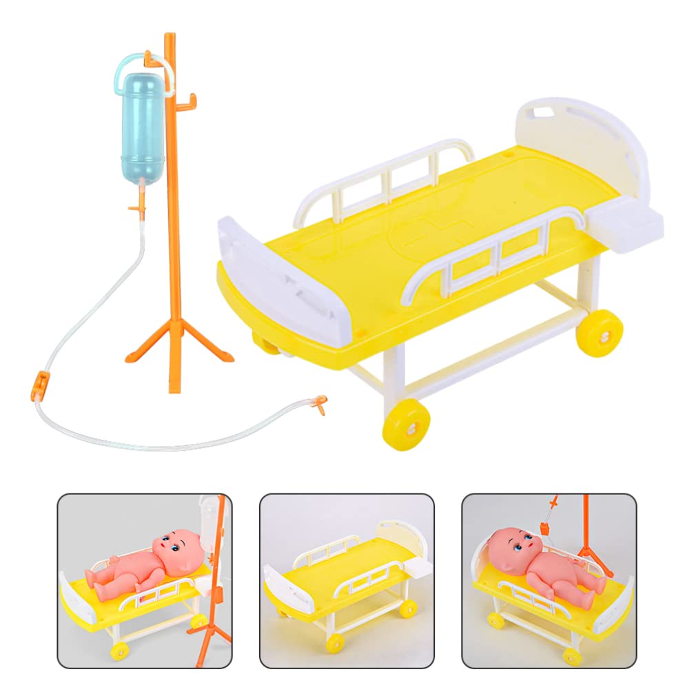 Mini Doctor Role Play Toys Set - Dollhouse Infusion Bottle & Pretend Play Accessories for Kids | Perfect for Imaginative Play & Educational Fun