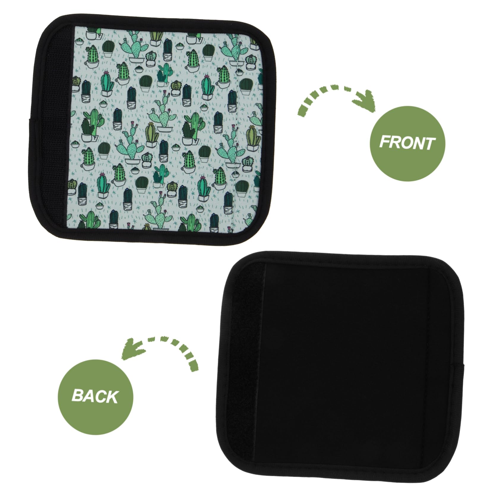 GOOHOCHY Polyester Luggage Handle Grip Sleeve - Durable Bag Wrap & Identifier for Travel, Airport, and Commuting