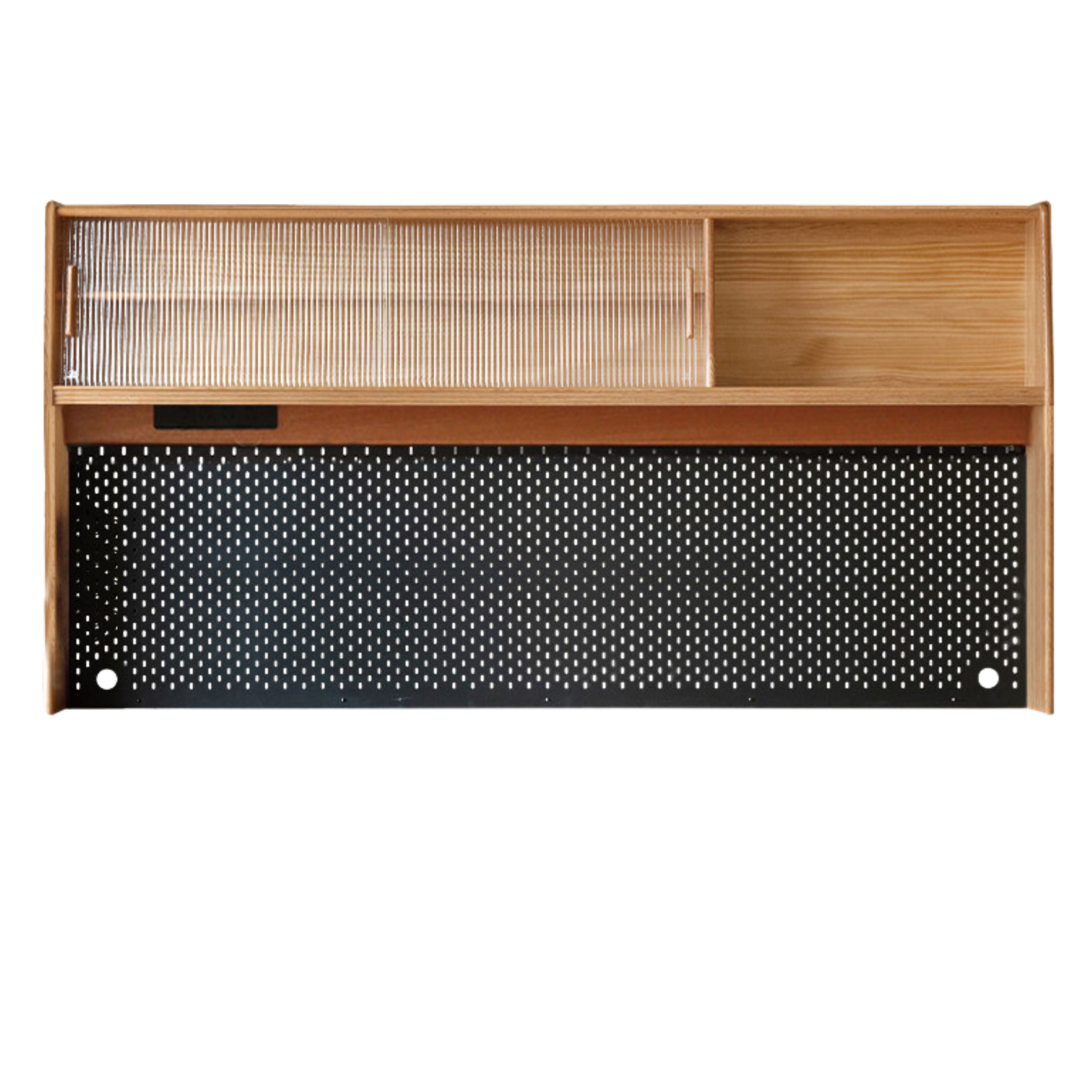 Solid Oak Wood Locker - Multi-Functional Storage Cabinet with Shelves & Drawers - Perfect for Entryway, Bedroom, or Office Organization