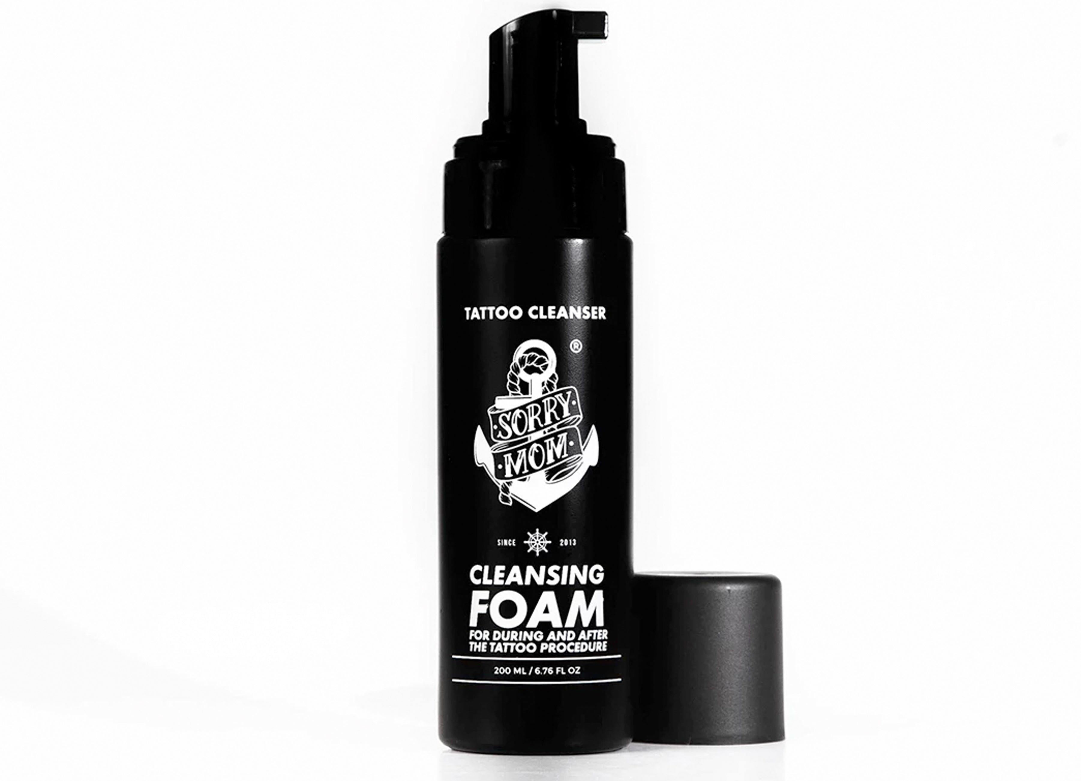 Sorry Mom Foam Tattoo Cleanser - Gentle Tattoo Removal Soap for Fresh Ink & Stubborn Stains | Perfect for Tattoo Artists & DIY Tattoo Removal at Home
