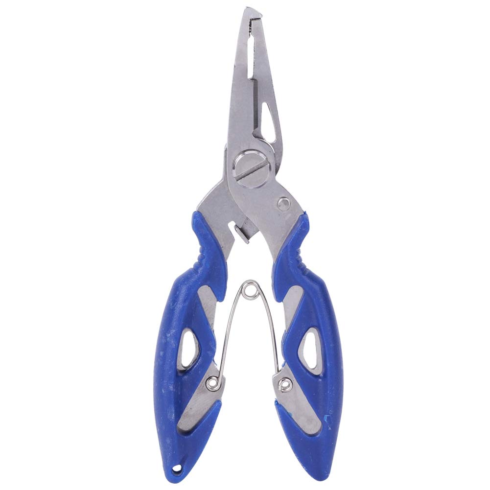 Vbestlife Multi-Function Fishing Pliers - Line Cutter, Hook Remover & Crank Fishing Tackle Tool - Essential Fishing Accessories for Anglers (Perfect for Saltwater & Freshwater Fishing)