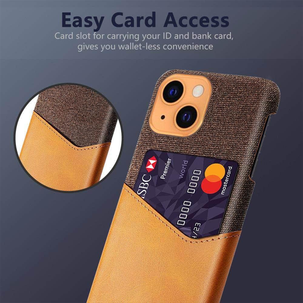 Ultra-Thin Fashion Leather Case for iPhone 13 - Slim Protective Cover with Premium Feel | Perfect for Daily Use, Office & Travel