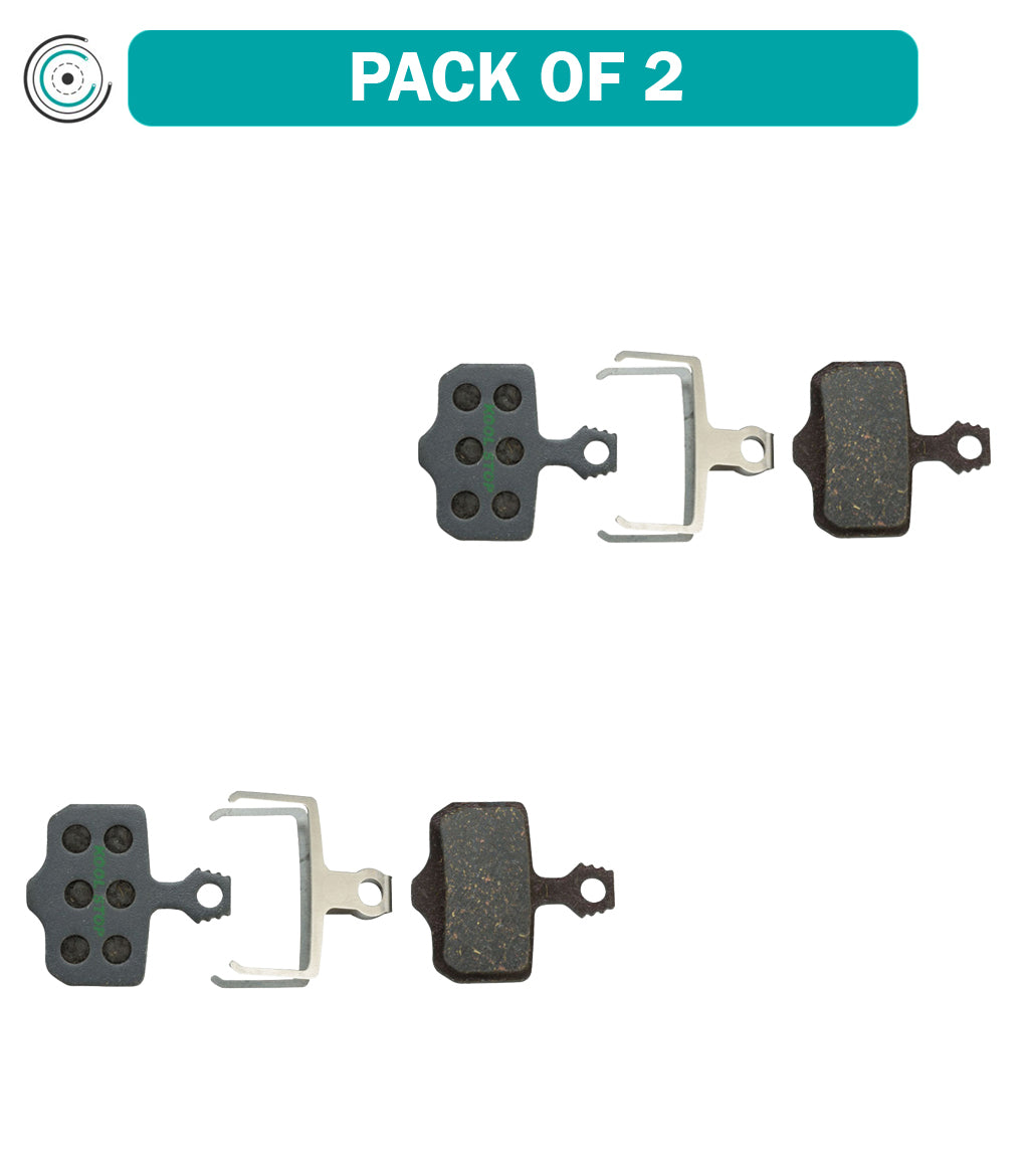 2 Pack Kool Stop Avid Elixir 1/3/5 & SRAM XX/XO Disc Brake Pads - High Performance Ebike Compound for Mountain Bikes and Road Cycling