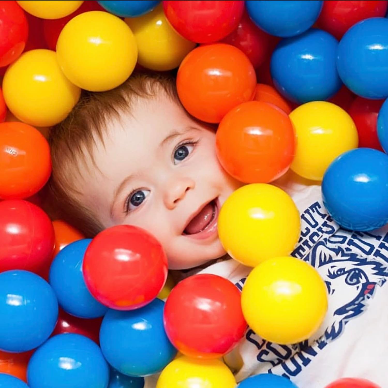 500/1000/2000 Count BPA-Free Plastic Ball Pit Balls for Kids Playpen & Crawling Tunnels | Durable Crush-Proof Pool Balls for Indoor Play, Pet Dogs & Toddler Sensory Play