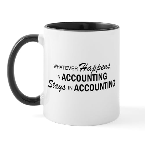 White/Black Inside - Whatever Happens Accounting Mug