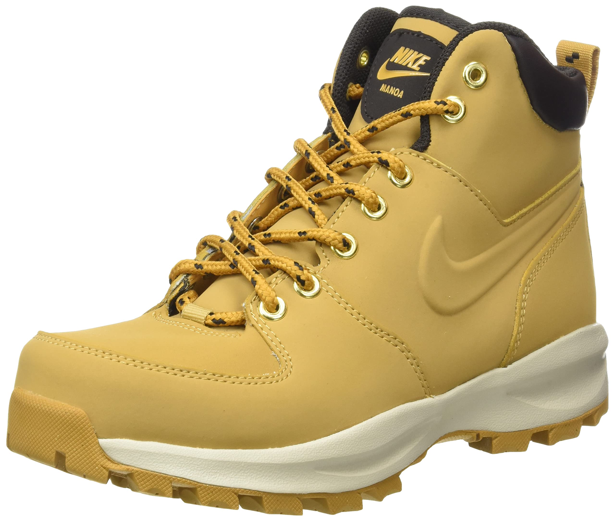 Nike Men's Manoa Leather Boots - Waterproof Hiking & Work Boots for Outdoor, Construction & Casual Wear