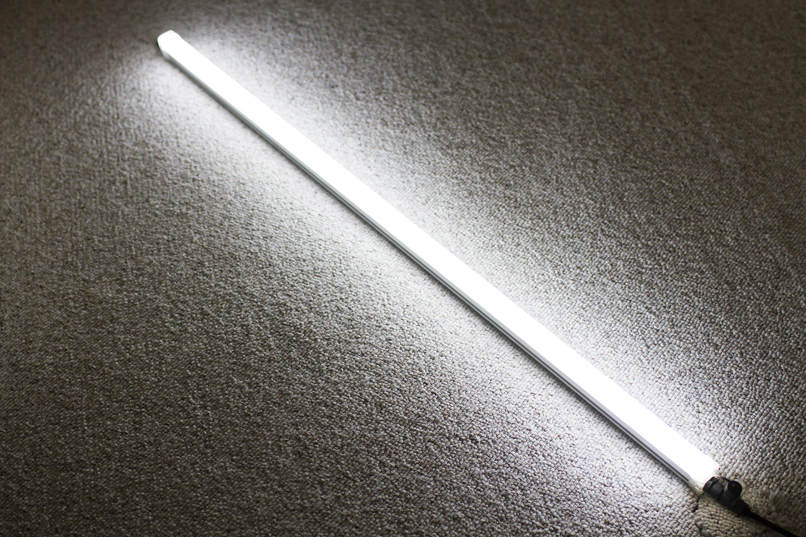2 Pack 4FT Waterproof 30W TRIPROOF LED Light Tubes - Durable Outdoor Lighting for Parking Lots, Car Washes, Garages & Commercial Use