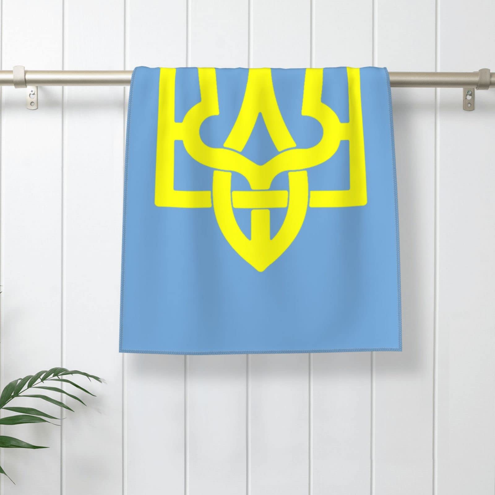 Ukraine Flag Beach Towel - Large 27.5x16 Inch Bath Sheet for Women & Men - Soft Quick-Dry Blanket for Pool, Beach, Picnic, and Outdoor Activities
