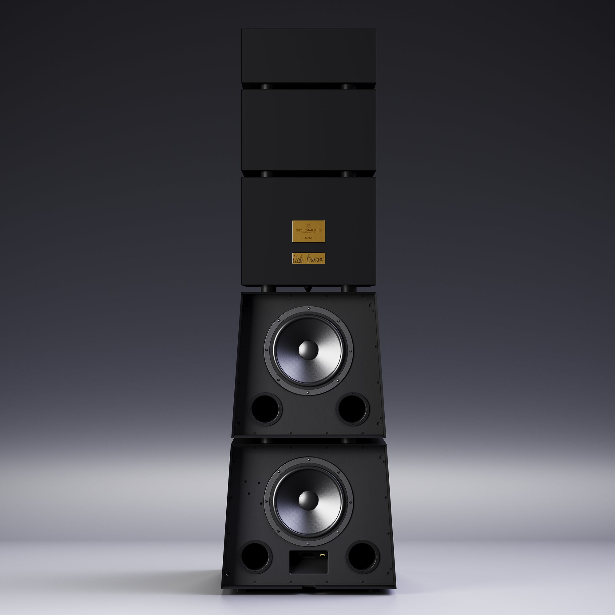 Goldmund GAIA Premium Active Wireless Bluetooth Speakers - High-Fidelity Sound for Home Theater, Music Studio & Audiophile Listening