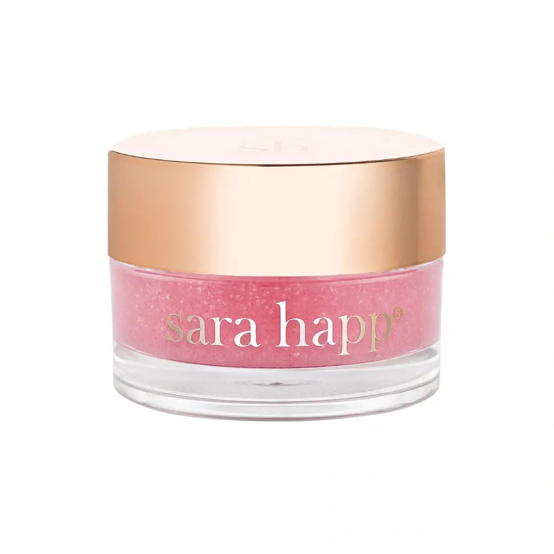 Exfoliating Lip Scrub with Pink Grapefruit - Natural Moisturizing & Plumping Lip Care for Dry, Chapped Lips - Perfect for Winter Skincare & Pre-Makeup Prep