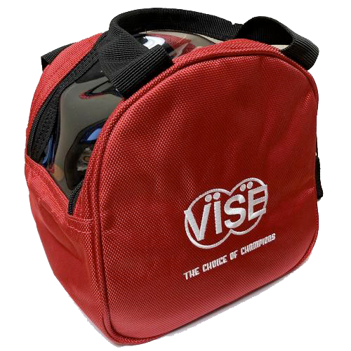 Vise Clear Top Add-On Bowling Ball Bag - Red | Durable & Lightweight Bowling Accessory for Easy Transport | Perfect for League Play & Practice Sessions