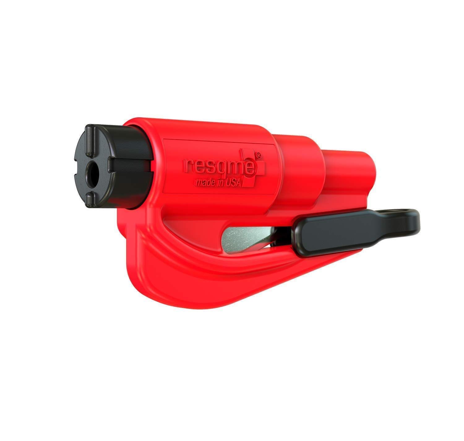 RESQME Red Emergency Car Escape Tool - Seat Belt Cutter & Window Breaker for Safe Vehicle Exit - Perfect for Cars, Trucks, SUVs & Emergency Kits