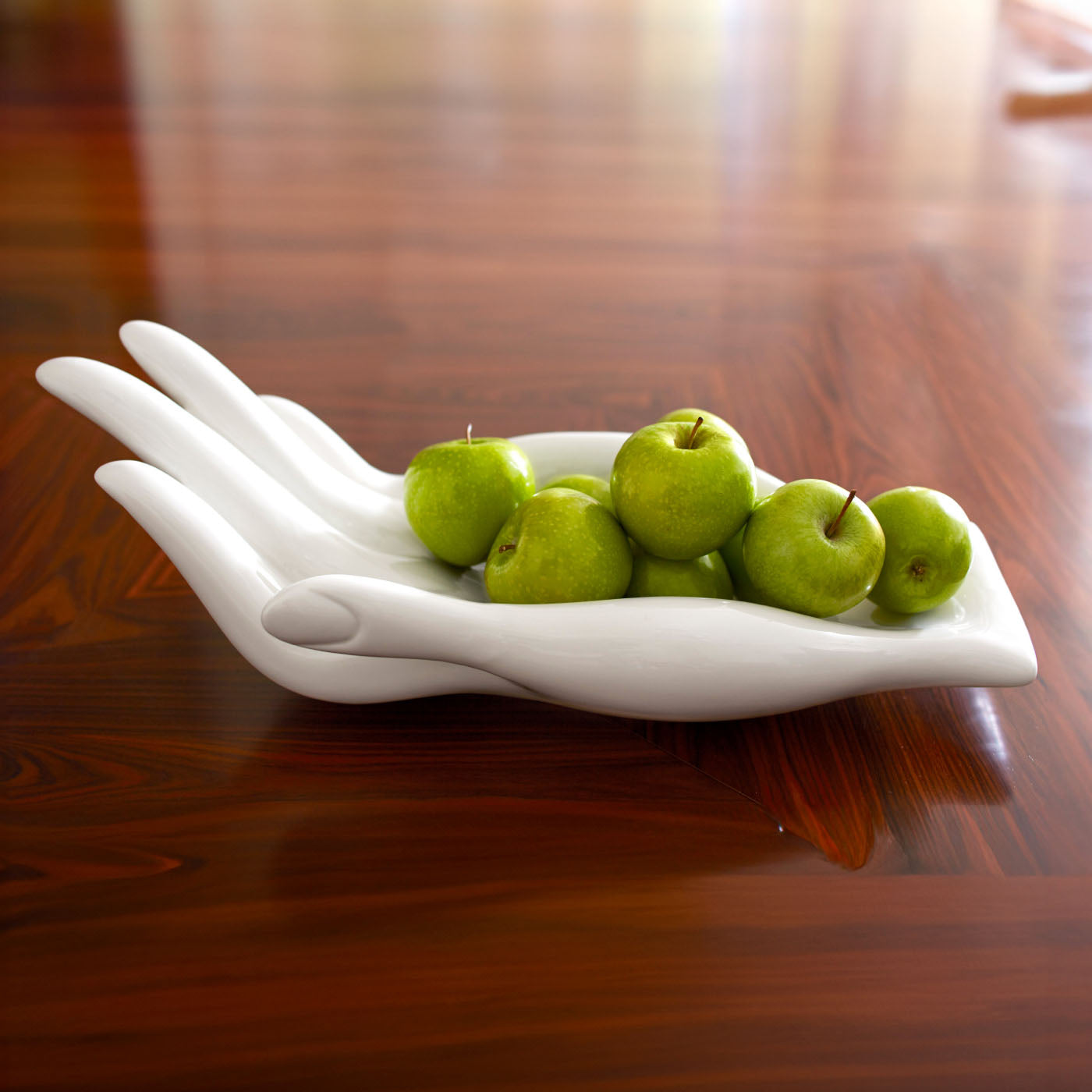 Elegant Wooden Fruit Bowl - Natural Home Decor for Kitchen & Dining Room | Perfect for Displaying Apples, Oranges & Bananas