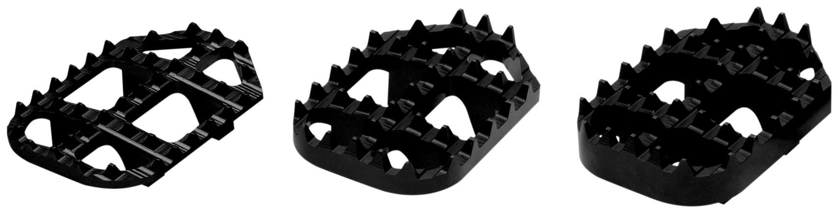 Footpeg Cleat Kit (Standard) - Black - Durable Motorcycle Footpeg Accessories for Enhanced Grip & Control - Perfect for Off-Road & Street Biking