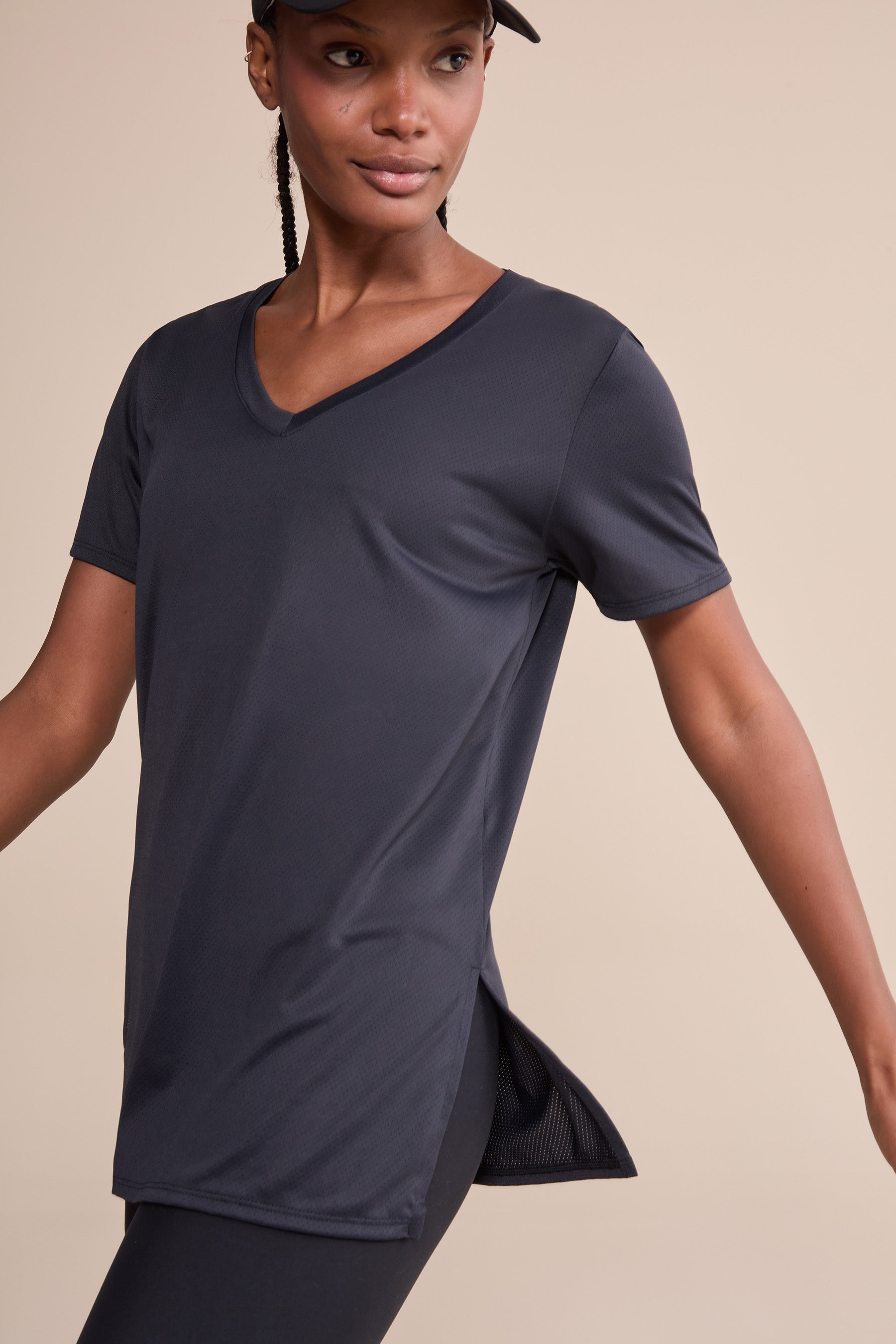 Action V Neck T-Shirt for Men - Comfortable Casual Short Sleeve Tee for Gym, Workout & Everyday Wear