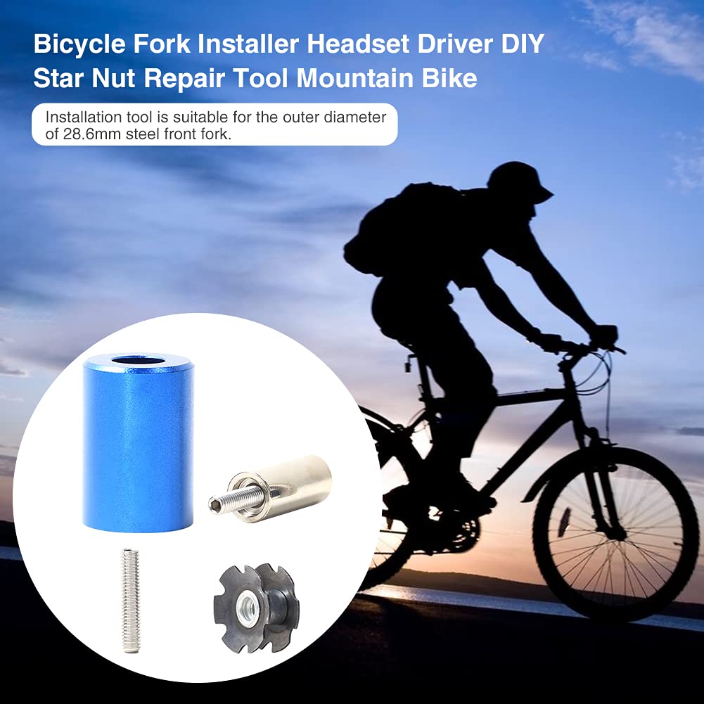 Bicycle Fork Star Nut Setting Tool - Bike Star Nut Installer & Headset Driver for DIY Repair (RL106) - Perfect for Mountain, Road & BMX Bikes