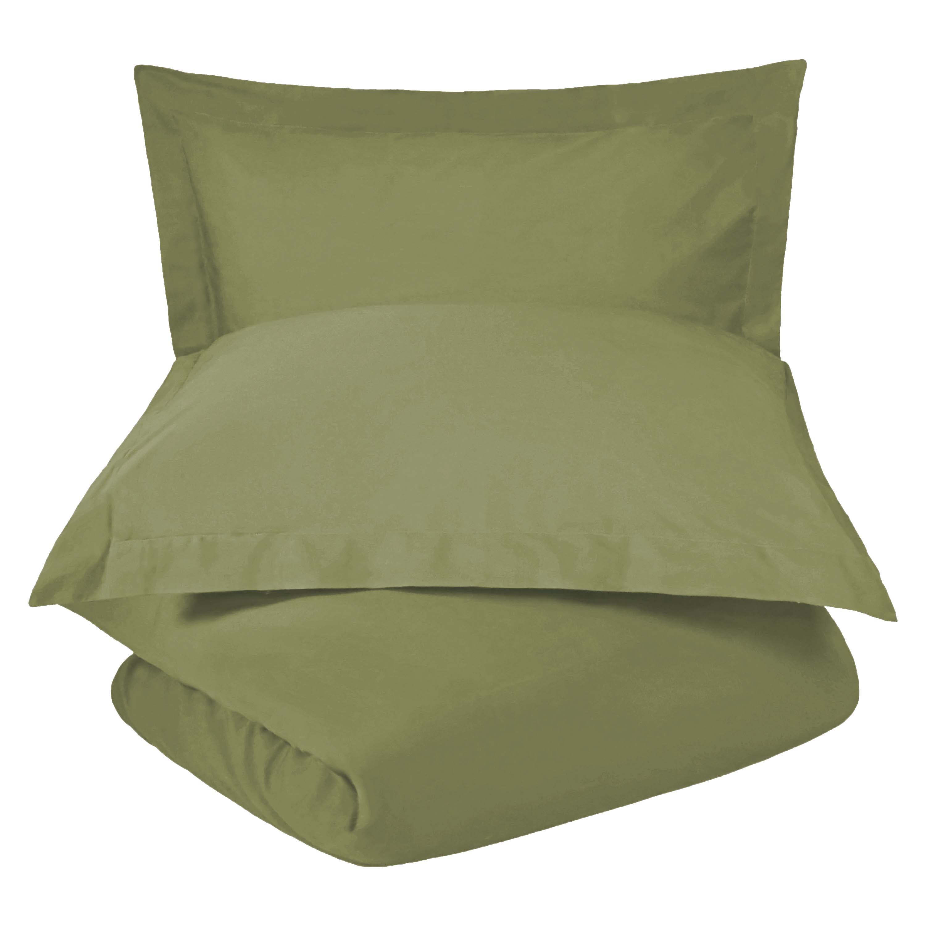 Wrinkle Resistant Cotton Blend Duvet Cover Set - Soft & Durable Bedding for All Seasons | Perfect for Master Bedroom, Guest Room & College Dorm