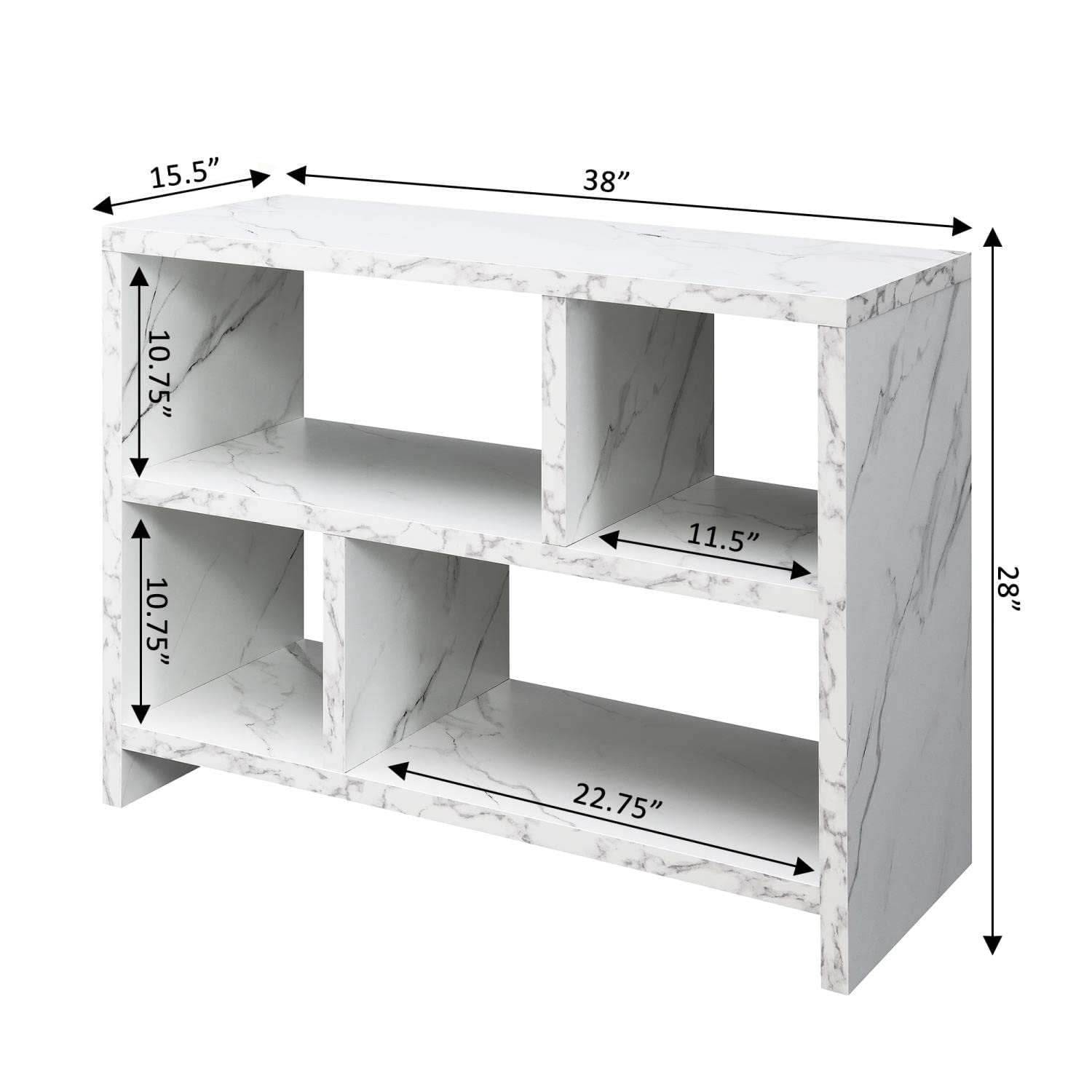 Convenience Concepts Northfield Console Bookcase 38