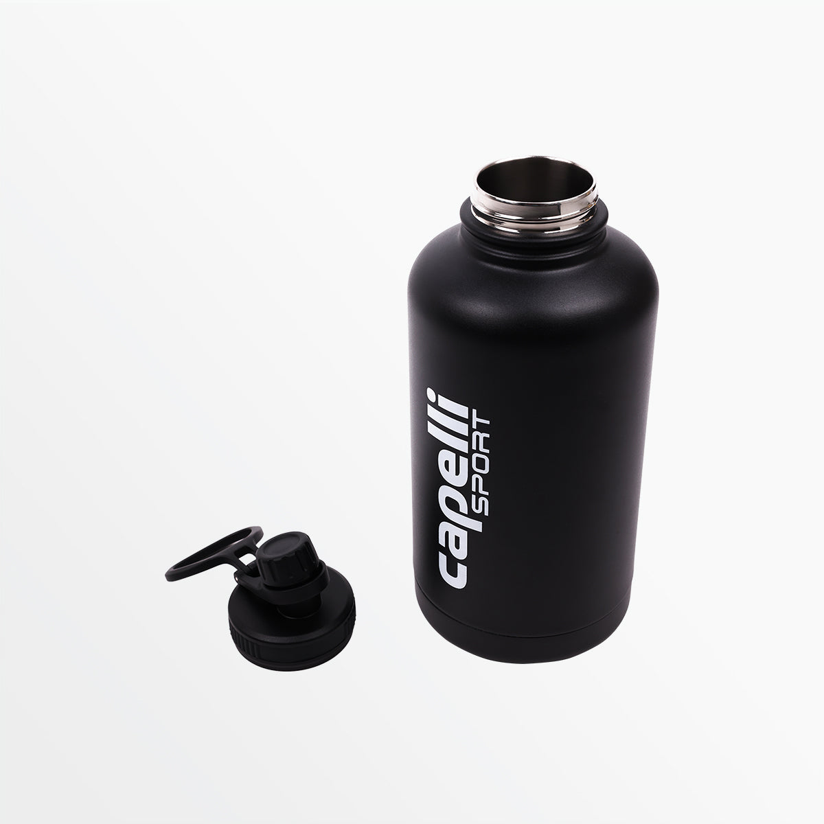 64oz Stainless Steel Water Bottle with Sport Screw Cap & Wide Mouth - Leakproof, Durable for Gym, Hiking & Outdoor Activities