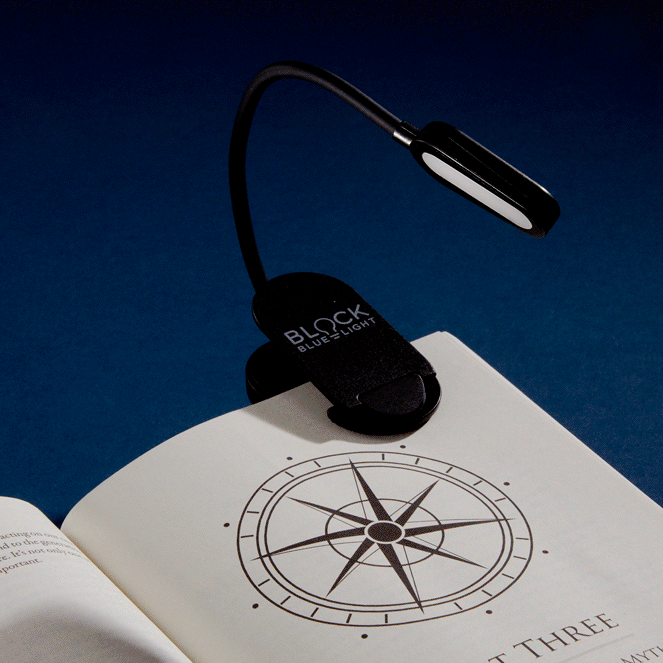Blue Light Blocking Book Light for Reading - Perfect for Nighttime Reading, Studying, and Bedtime Use