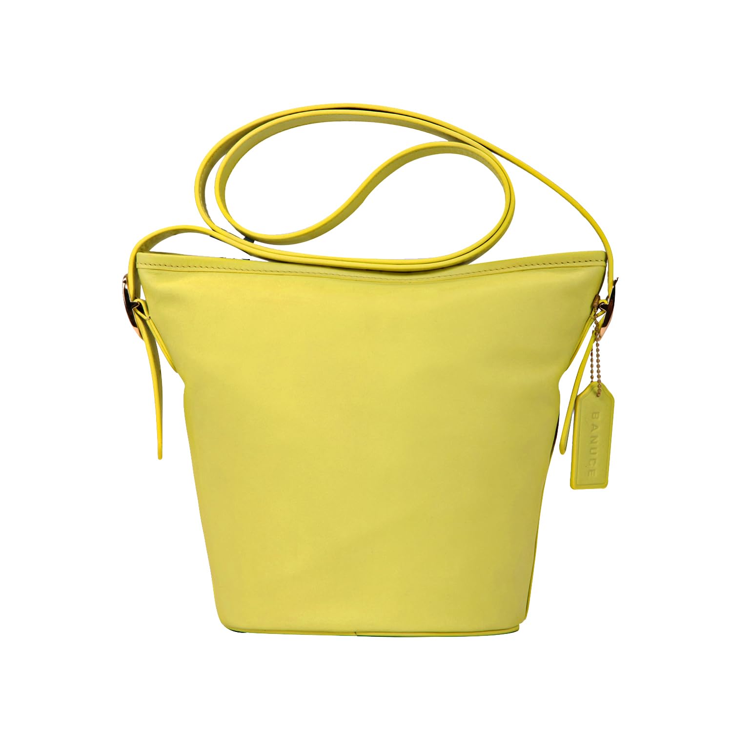 Stylish Women's Small Leather Crossbody Shoulder Bag - Fashion Satchel Purse & Hobo Handbag in Yellow | Perfect for Everyday Use, Travel & Casual Outings