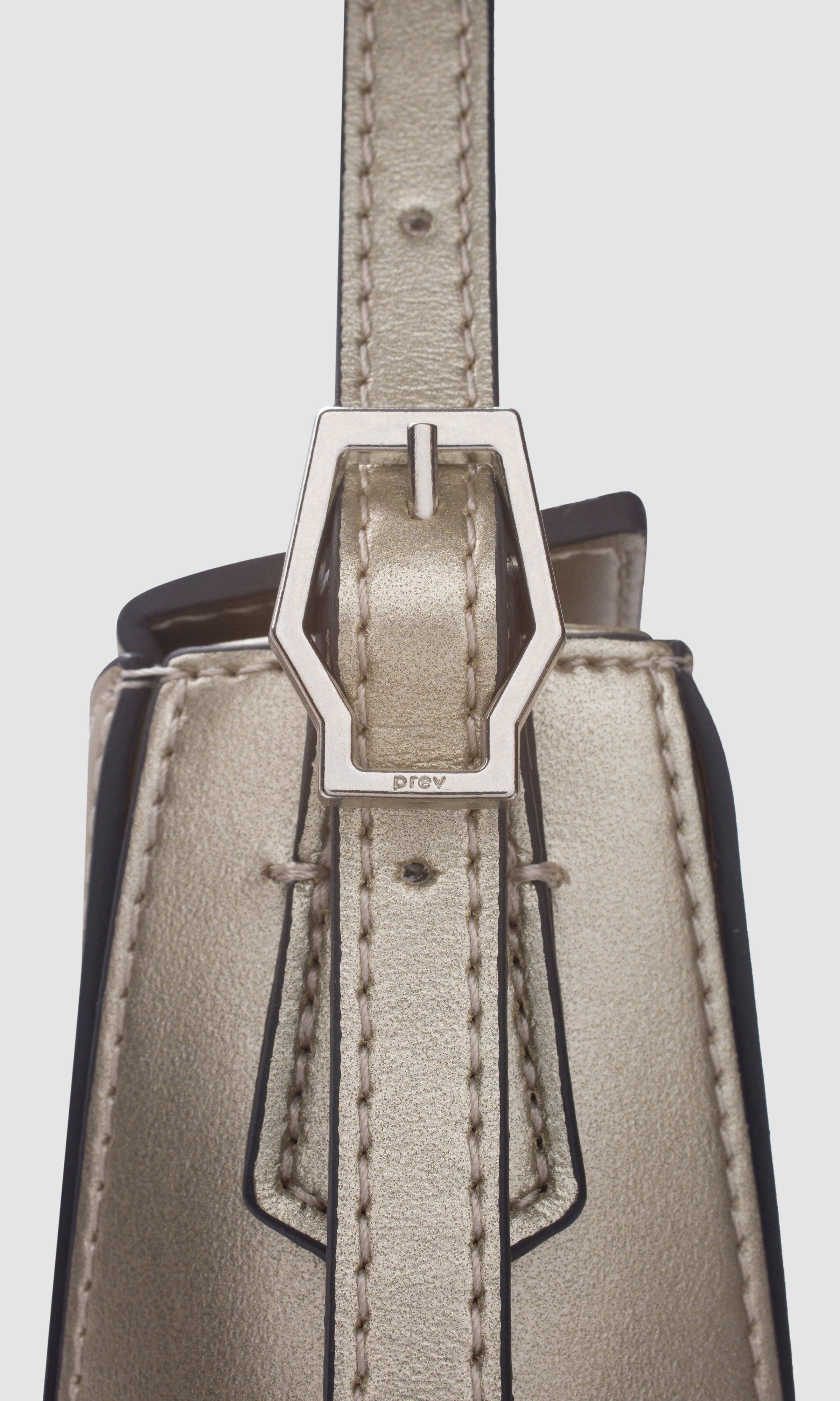 Kiara Women's Vegan Leather Mini Crossbody Bag - Champagne Gold | Stylish & Cruelty-Free Purse for Parties, Date Nights & Everyday Use